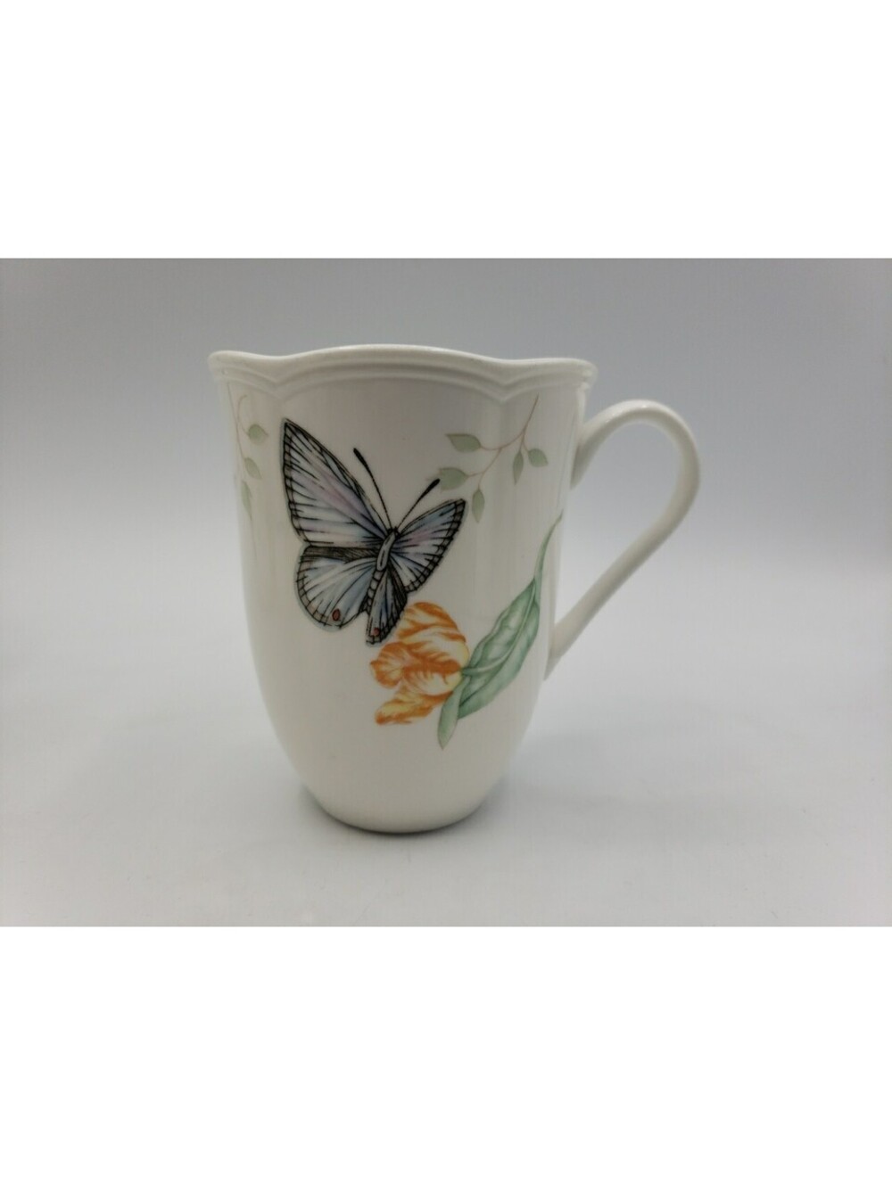 Lenox Butterfly Meadow Coffee Mug Eastern Tailed Blue Fine China Cup Tea
